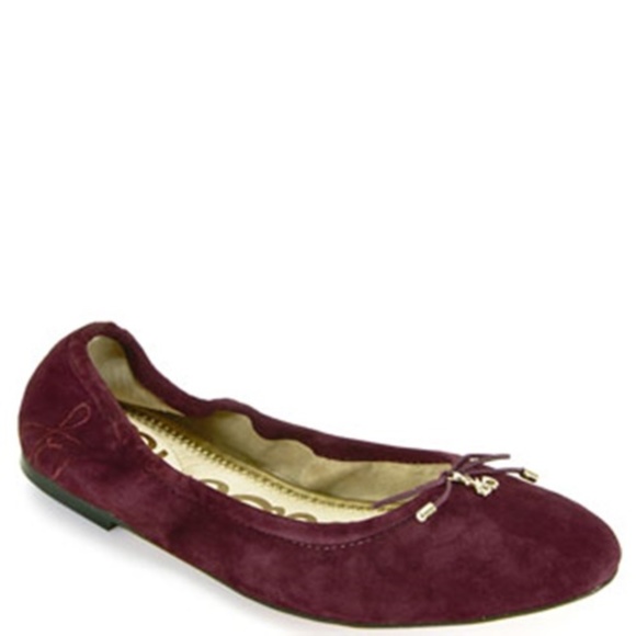 sam edelman burgundy flats